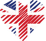 Logo of Top Sites Dating - UK, Heart Shaped Image of UK flag.